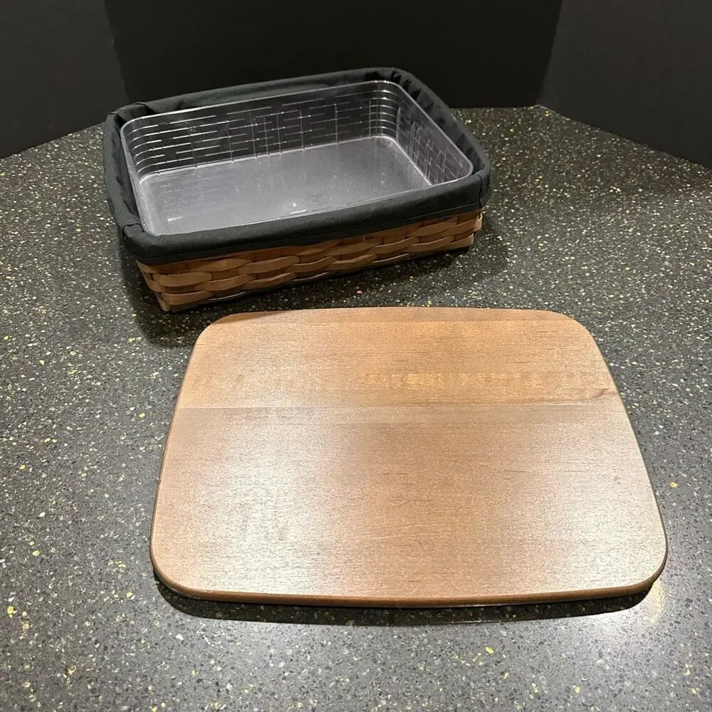 Longaberger Letter Tray with Liner, Protector, and Lid